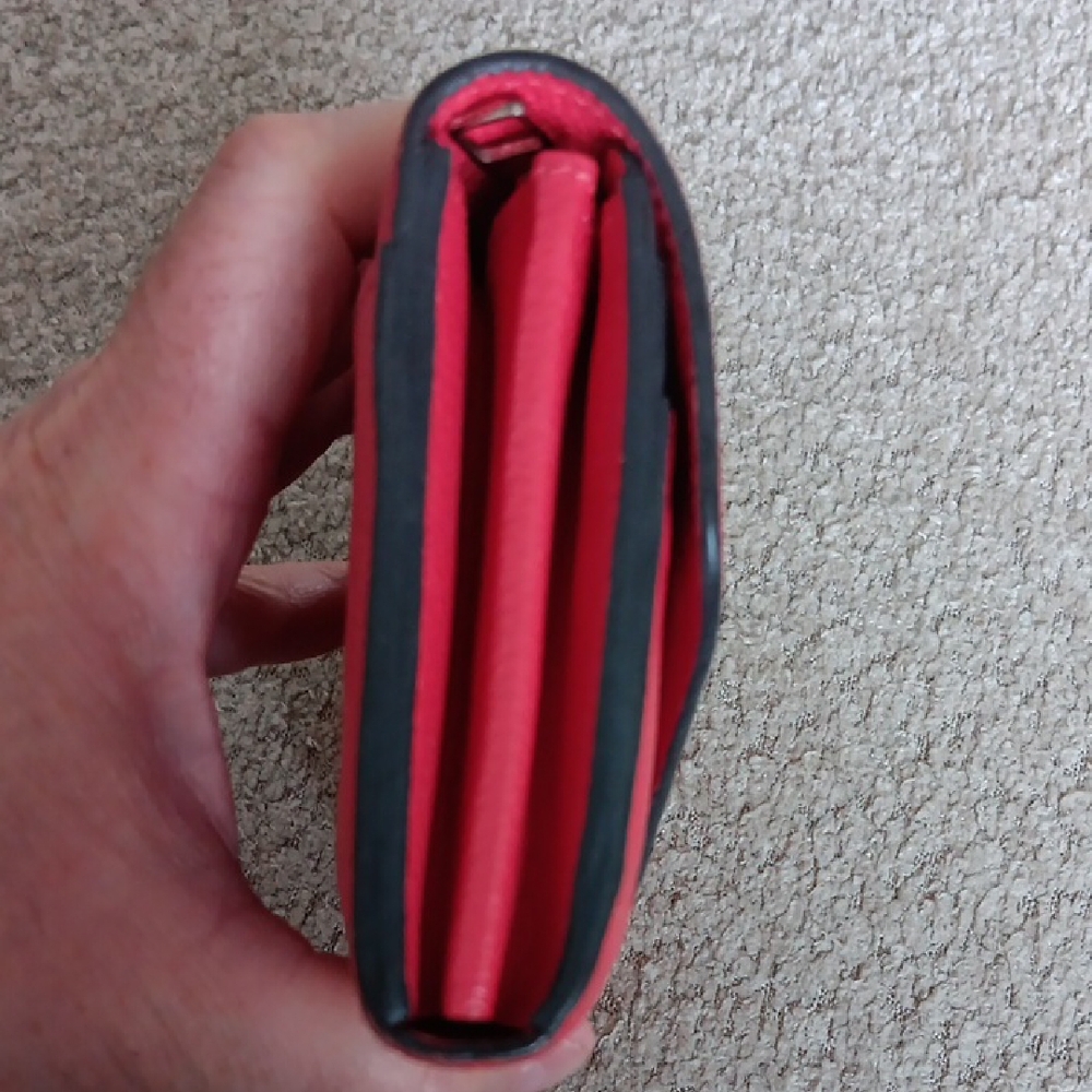 Louis Vuitton Empreinte Sarah Red Leather Envelope Wallet - Picture 14 of 16